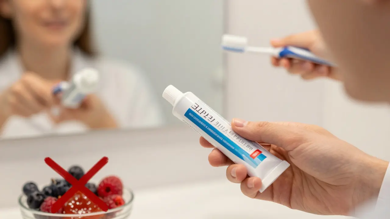 Péče o zuby po bělení s fluoridovou pastou