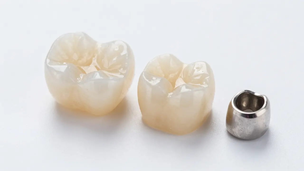 Ukázky keramických materiálů pro korunky: E.max, cirkonium a metal-keramika