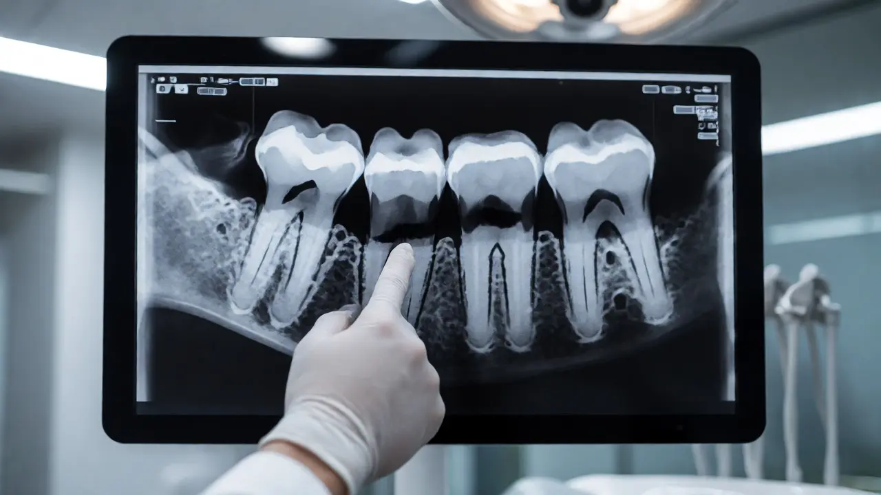 Jak se pozná na rentgenu kaz? Průvodce diagnostikou počínajícího zubního kazu