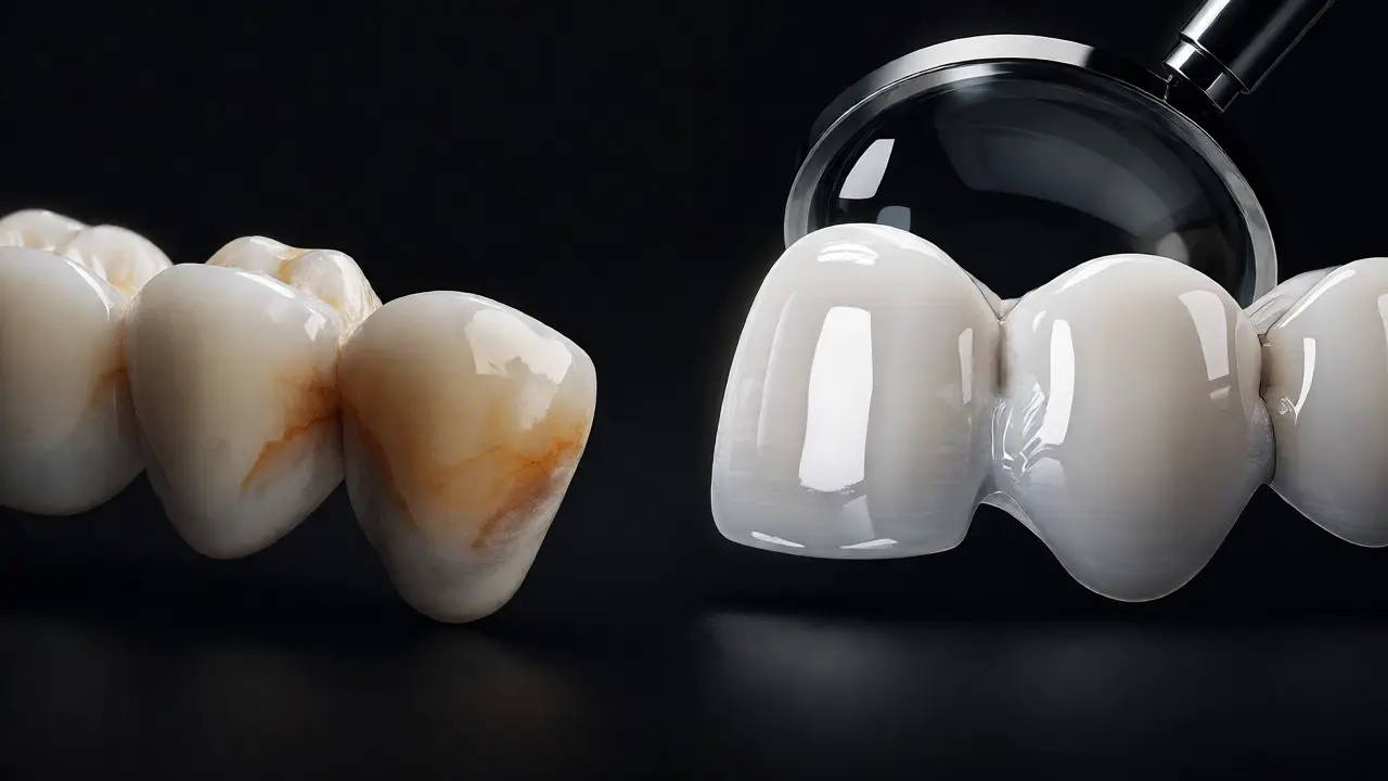 Porovnání kompozitu a stabilní keramiky pod lupou